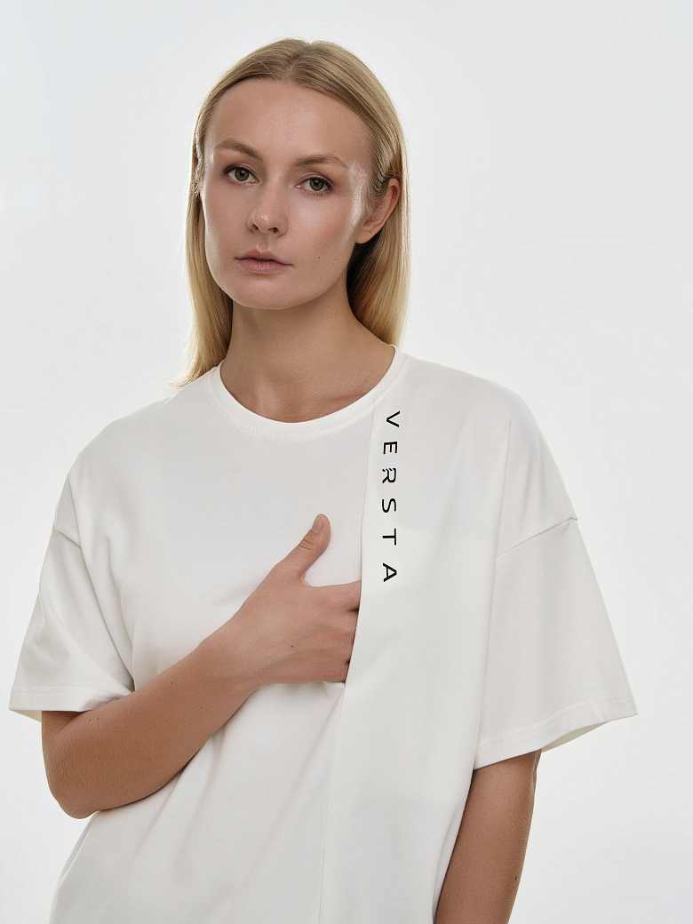 Футболка oversize (тофу) — фото 2
