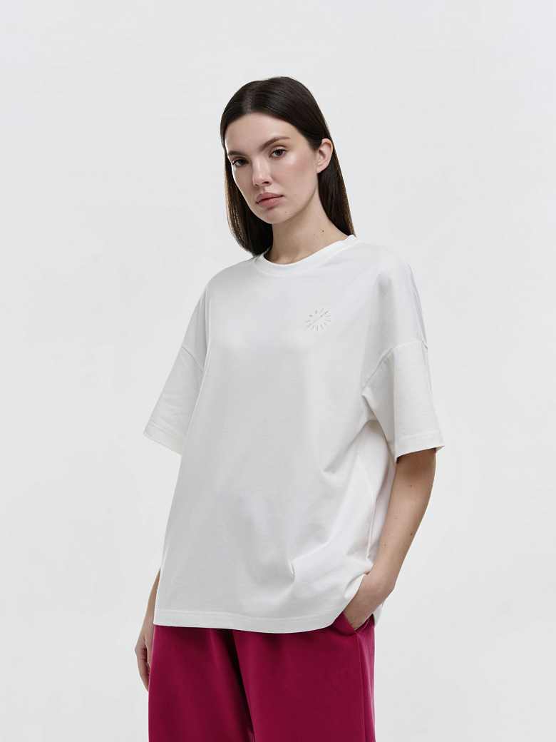 Футболка Oversize без кармана (тофу)